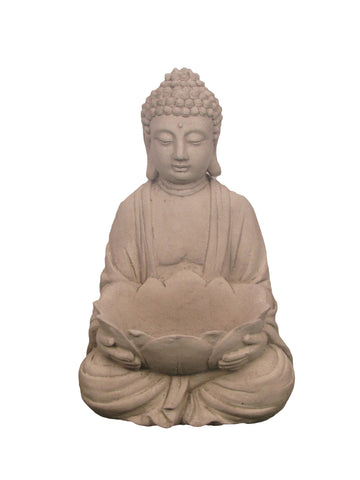 Buddha with stone font