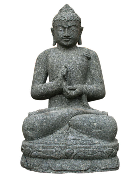 75cm sitting buddha with teaching hand pose