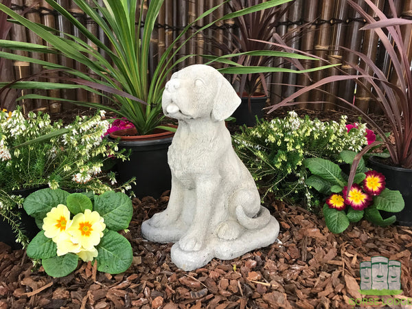 Cheeky dog stone ornament