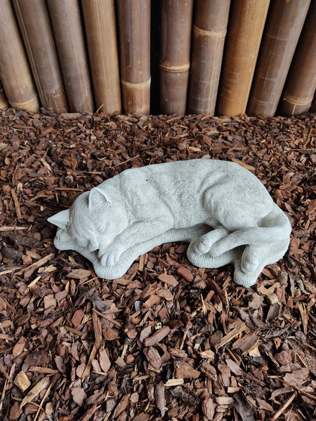 Lazy Cat Stone Ornament