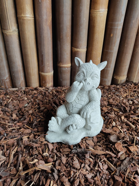 Nose Picking Dragon Stone Ornament