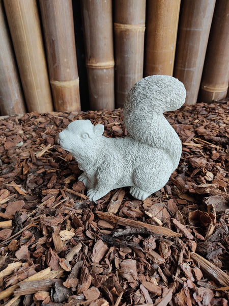 Decorative Stone Squirrel Ornament