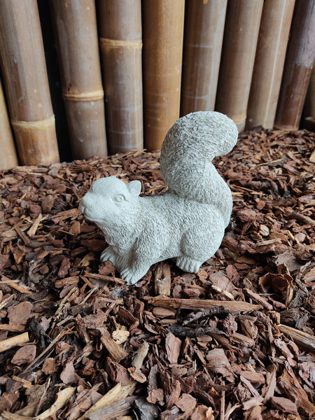 Decorative Stone Squirrel Ornament