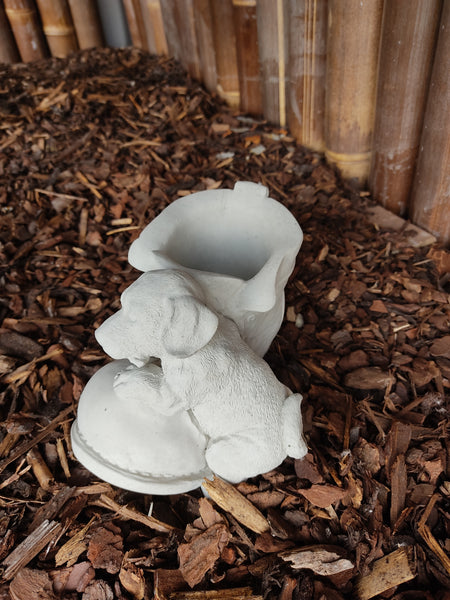 Labrador with Boot Stone Ornament