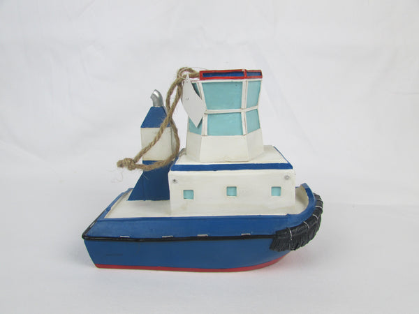 Tugboat birdhouse