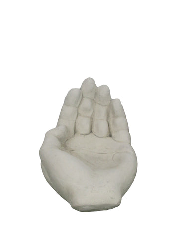 Large stone hand ornament