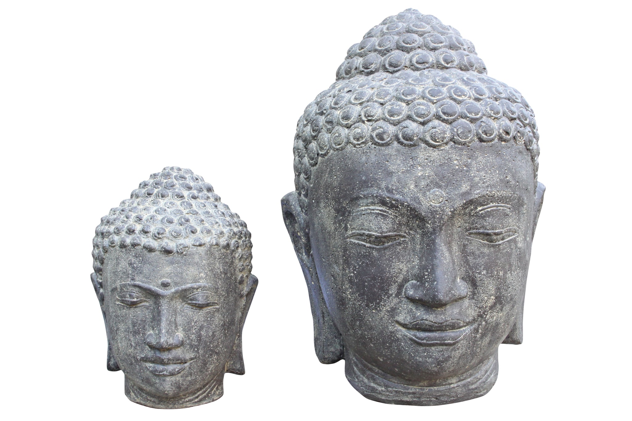 Decorative buddha head stone ornament 50cm