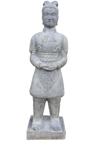 Stone Standing Chinese Warrior