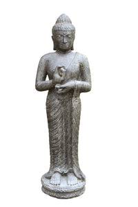 Stone Standing Buddha with Teaching hand pose 119cm