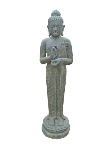 Stone Standing Buddha with Teaching hand pose 158cm