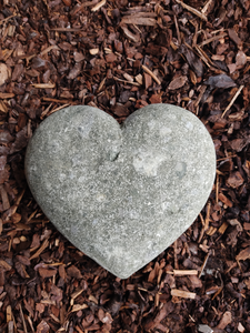 Decorative Stone Heart 25cm